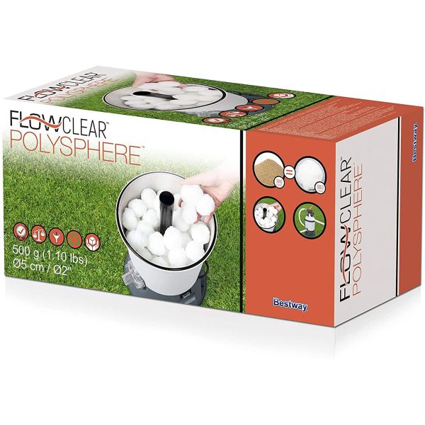 Sfere Flowclear Polysphere Bestway – Sfere per Filtrazione Leggere ed Efficienti per Piscine e Sistemi di Filtrazione Sfere Flowclear Polysphere Bestway – Sfere per Filtrazione Leggere ed Efficienti per Piscine e Sistemi di Filtrazione